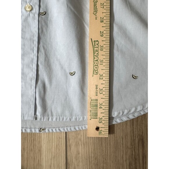 NWT Mens Button Up Shirt 2XLT Tall Lime Print Drinking Margaritas Summer Costal - Picture 13 of 14